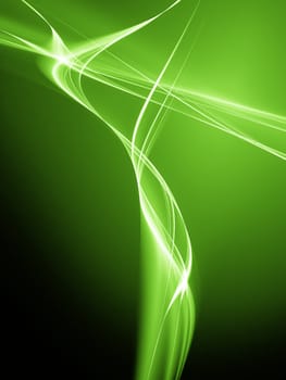 green lines