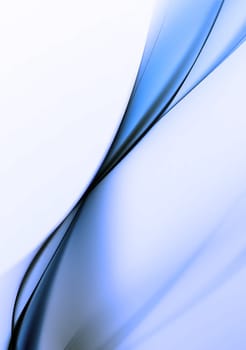 Blue abstract composition