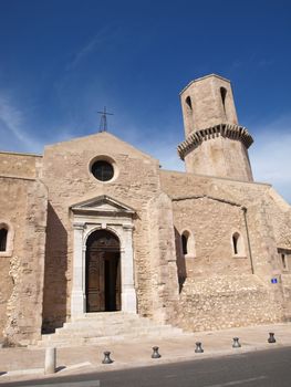 The ancient church of Saint-Laurent in Marseille