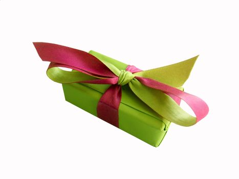 Gift box isolated on white background
