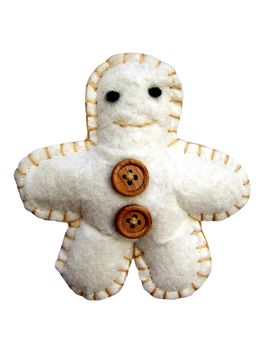 Baby toy smiling isoleted on white background