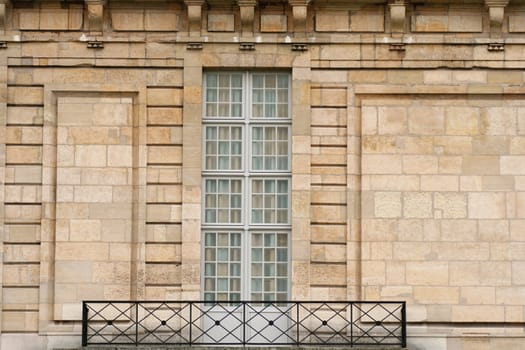 Mansion windows and balcony