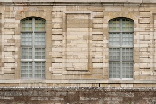 Windows of an ancient mansion