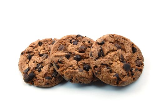 sweet cookies isolated on a white background