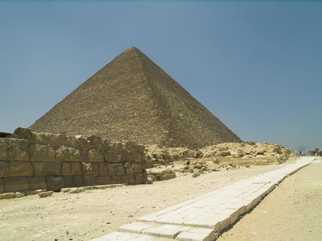 The Greate Pyramid of Giza. Egypt Cairo