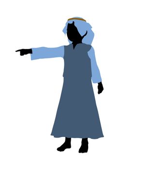 Nativity art illustration silhouette on a white background