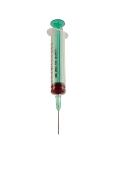 syringe,Isolated on white background.