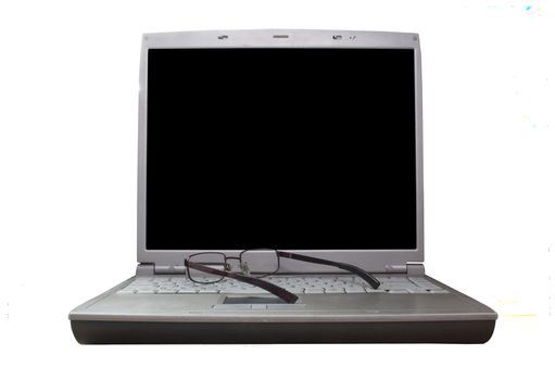 image of an opened laptop with the screen ready to edit