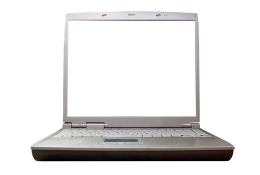 image of an opened laptop with the screen ready to edit