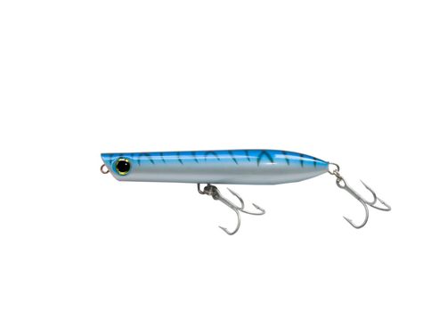 colorfull fishing lure with treble hooks