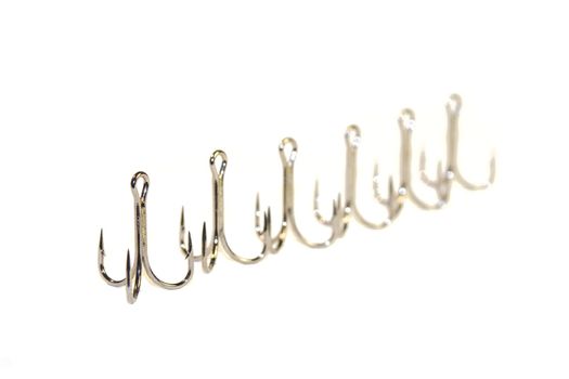 some types of fishing hooks