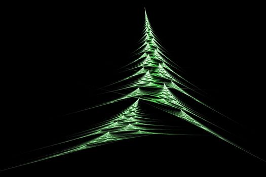 Abstract christmas tree concept - will lend itself to a wide variety of ideas