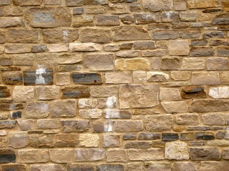 Pattern of a Purbeck stone wall