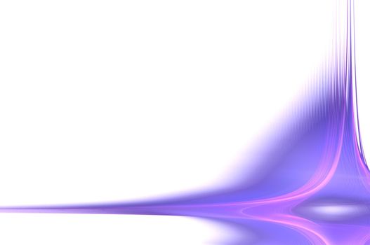 dynamic and futuristic abstract fractal background with copy space