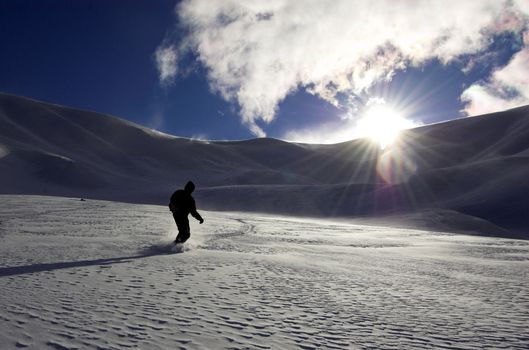 Top Gemba. Borzhava. Ukraine. Snowbording freeride.