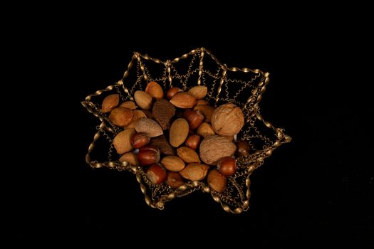 Mixed nuts in a bowl