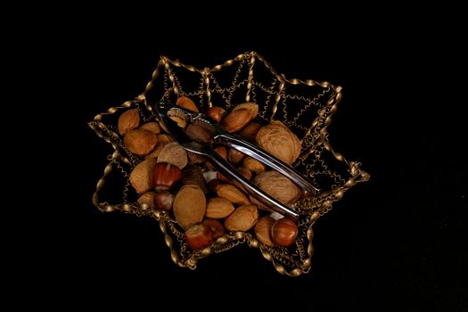 Mixed nuts in a bowl