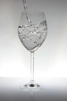 cocktail of water as a party drink or for refreshment