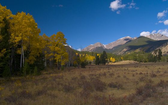 A view from Rocky Mountain National Park as the end of autumn nears.