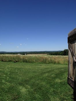 Perfect summer day at Eisenhower Farm, Gettysburg Pennsylvania