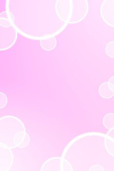 pink bubble background with copyspace for text message