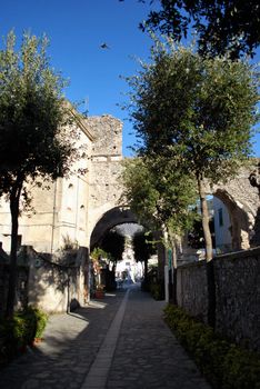 A famous coast near neapolis, the "Amalfi coast"