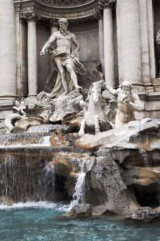 Trevi Fountain - The Most Ambitious Of The Baroque Fountains Of Rome, Italy