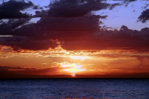 Red  Pacific Sunrise, Sydney, Australia