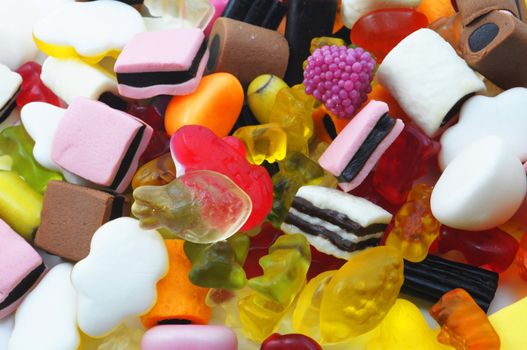 sweets and candy texture background pattern or wallpaper