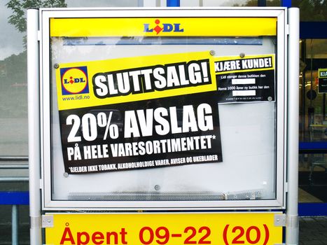 Lidl in Norway is closing