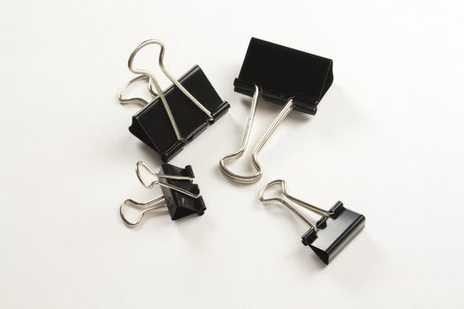 two sizes of bulldog clips are a very strong clip for holding paper together
