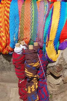 Hammocks for Sale on a Street corner in Chiapas Mexico