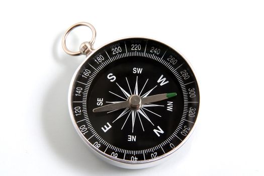 compass on a white background
