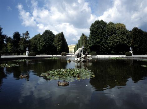 Schonbrunn Palace in Vienna