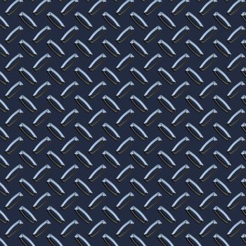 a large seamless sheet of dark blue diamond or tread plate