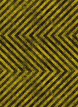grungy yellow striped hazard background like on roads