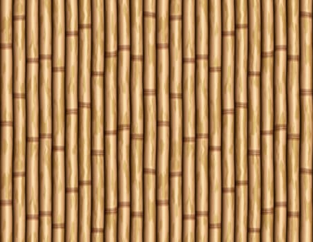 large image of bamboo poles as wall or curtain