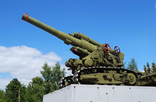 Gun - WWII monument in Russia