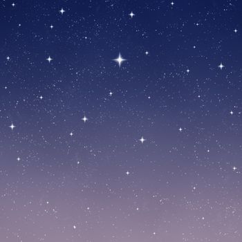 beautiful stars shining in the night sky