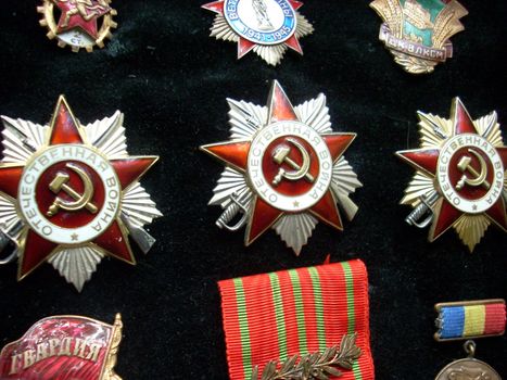 These are some very rare soviet orders. They were presented during Great Patriotic War (1941-1945) and after it. 