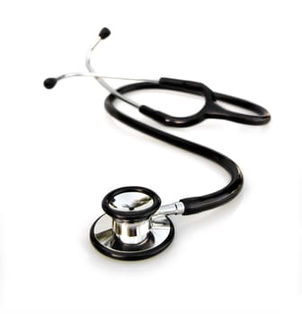 doctor or physicians stethoscope on white background