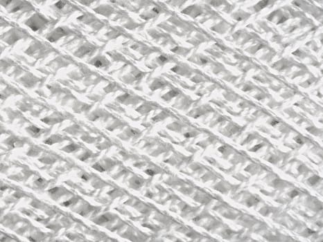  multilayer web of white cotton  thread