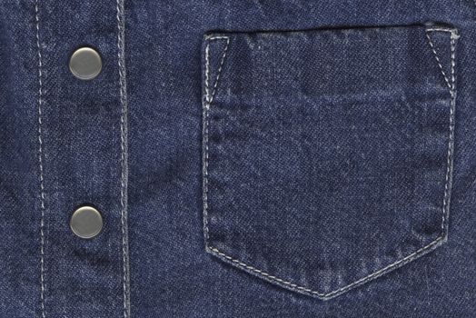 high-resolution jeans material background, front jacket's details