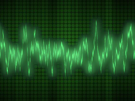 large excellent high tech audio sound wave 