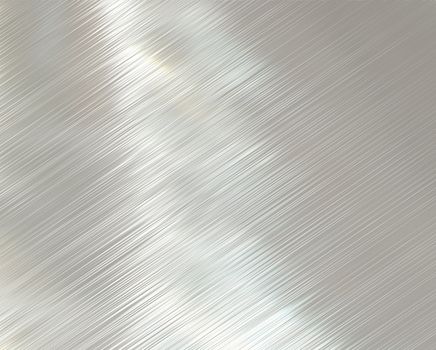 highly polished and reflective stainless steel background