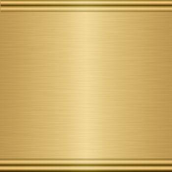 large sheet of brushed gold with turned edging