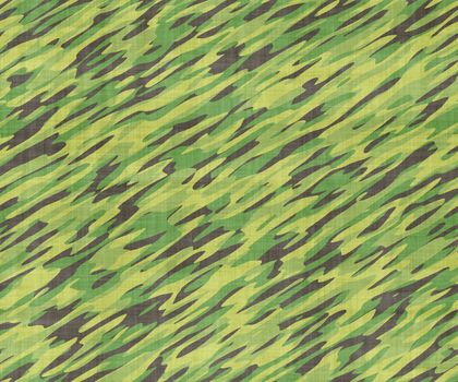 large seamless image of cloth printed with military camouflage pattern