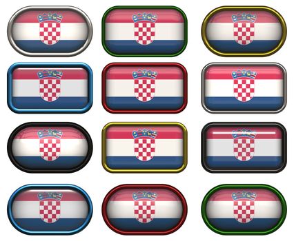 twelve buttons of the Flag of Croatia
