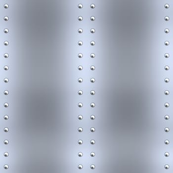 great background image of brushed steel or alloy with rivets