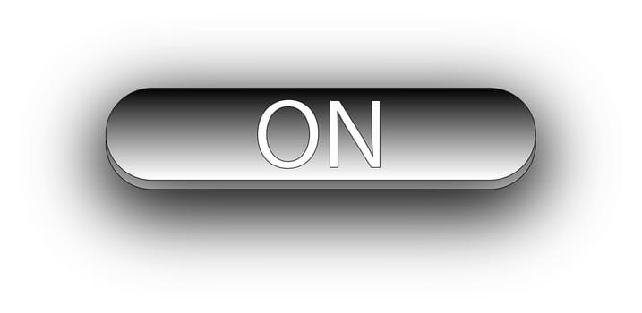 An illustrated image of an on button.